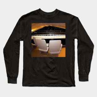 An Artistic Tribute To The Last Boeing 747 Jumbo Jet Being Delivered Long Sleeve T-Shirt